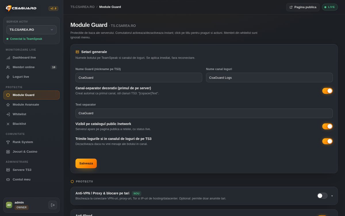 Module Guard CsaGuard